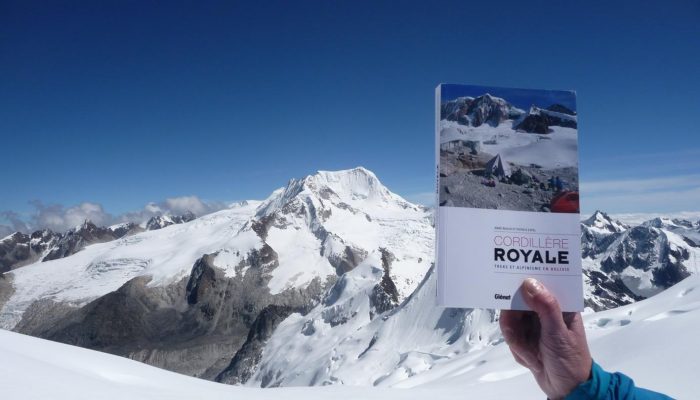 The book « Trek et andinisme en Cordillère Royale »