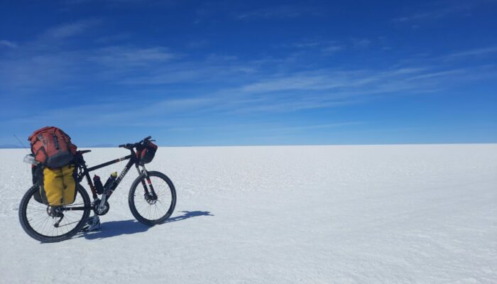 The Uyuni Salt Flat by bike